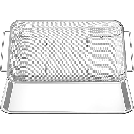 20.4' x 13.4' Air Fry Basket and Tray Set Compatible with Samsung Air Frying Ovens