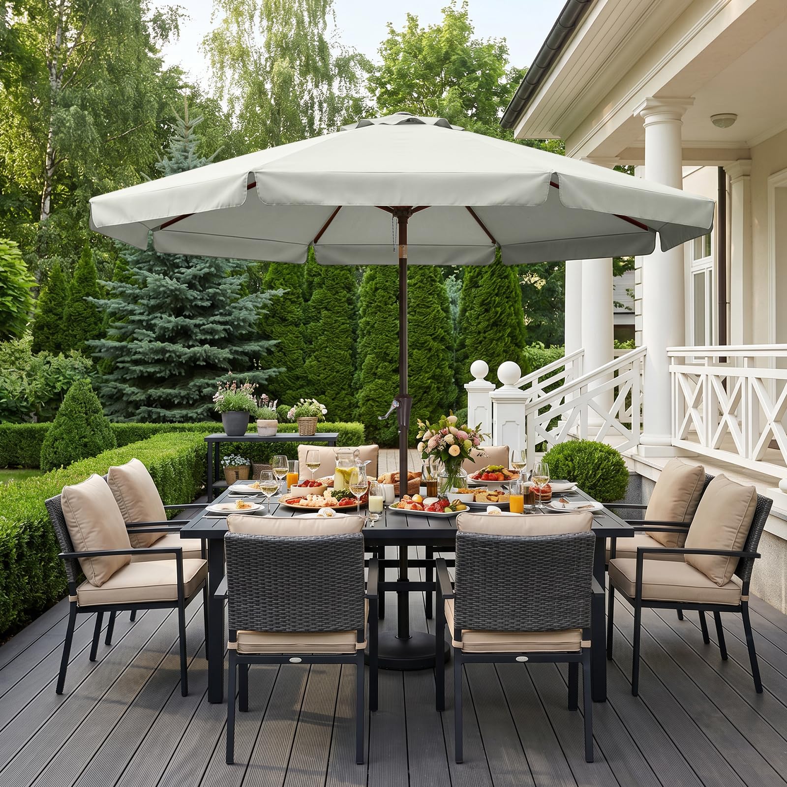beer logo patio umbrellas for sale Amazon.com : Miller Lite 9 Foot Beer Patio Umbrella Market Style : Patio,  Lawn & Garden