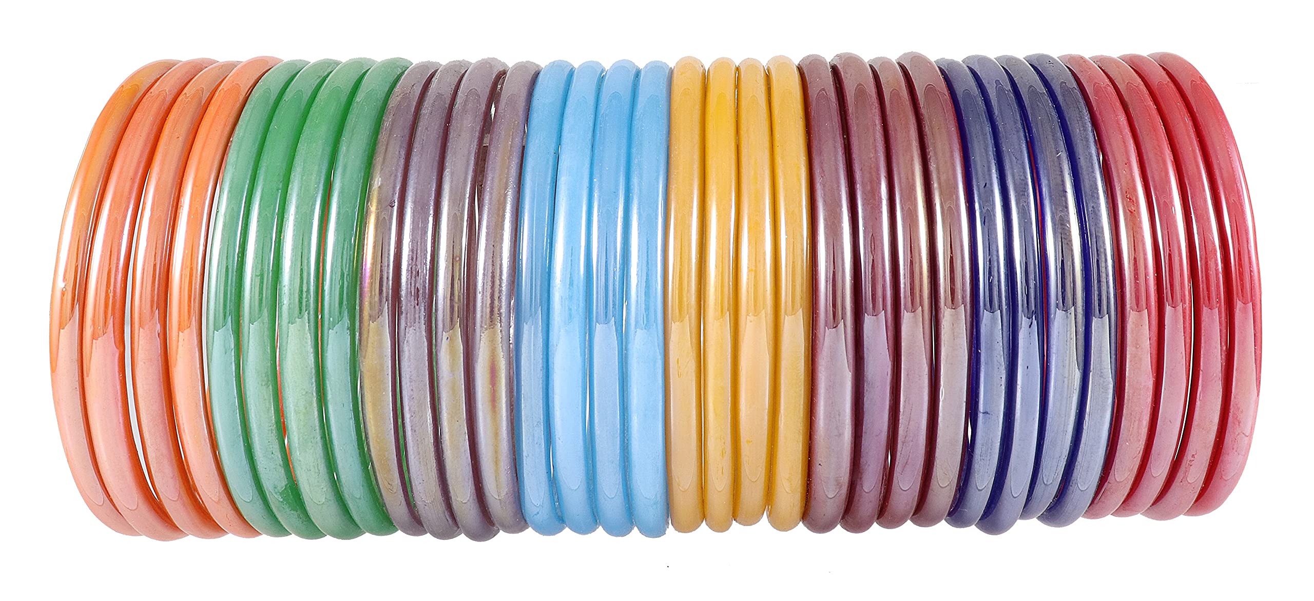 ZULKA Multi Colour Plain Glass Kada Bangles Set For Women and Girls | Daily use, Office, Party, Function, Wedding Bangles | Traditional Bangles Set For Women | Kada Set Stylish-(China2-2.2),Set of 24 (B096XDMVQ8) Amazon Price History, Amazon Price Tracker