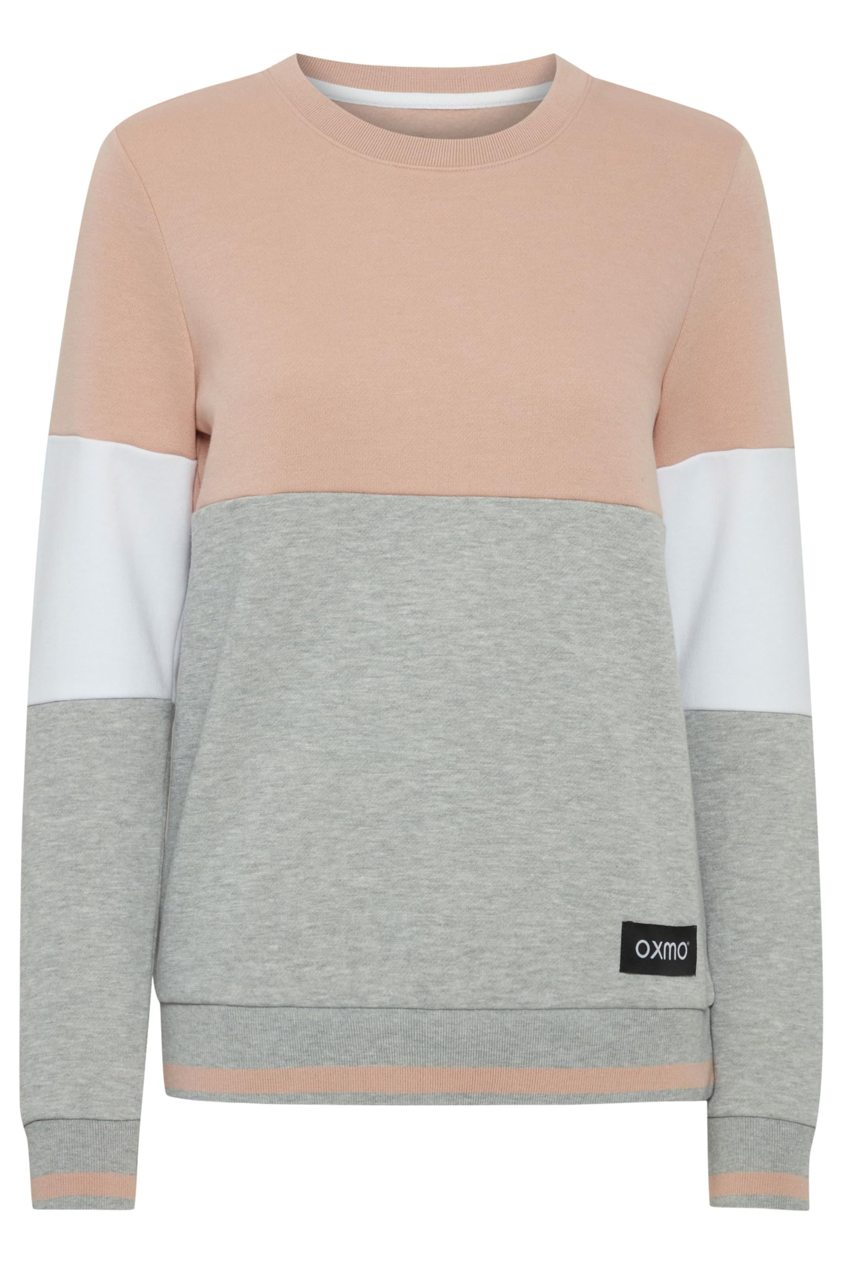 OXMO OXOmaya Damen Sweatshirt Pullover Sweater mit Rundhalsausschnitt