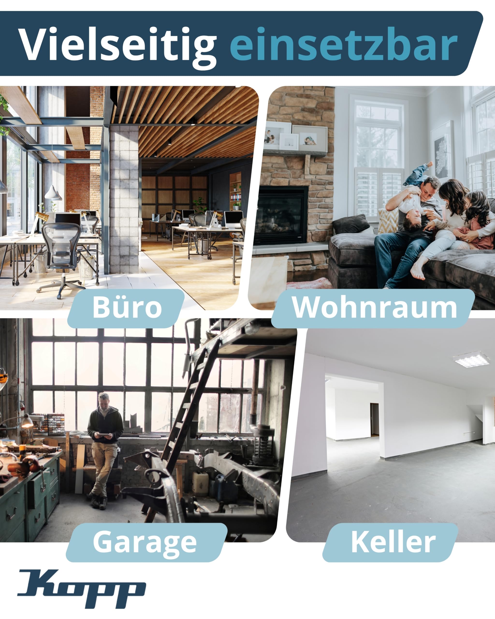 Kopp PARIS Druck-Wechselschalter-Dimmer mit Drehknopf - Arktis-Weiß - Für 7-110W Glühlampen & 3-35W LED - Dimmbarer Lichtschalter für Trafos - Phasenanschnittsdimmer mit Softrastung