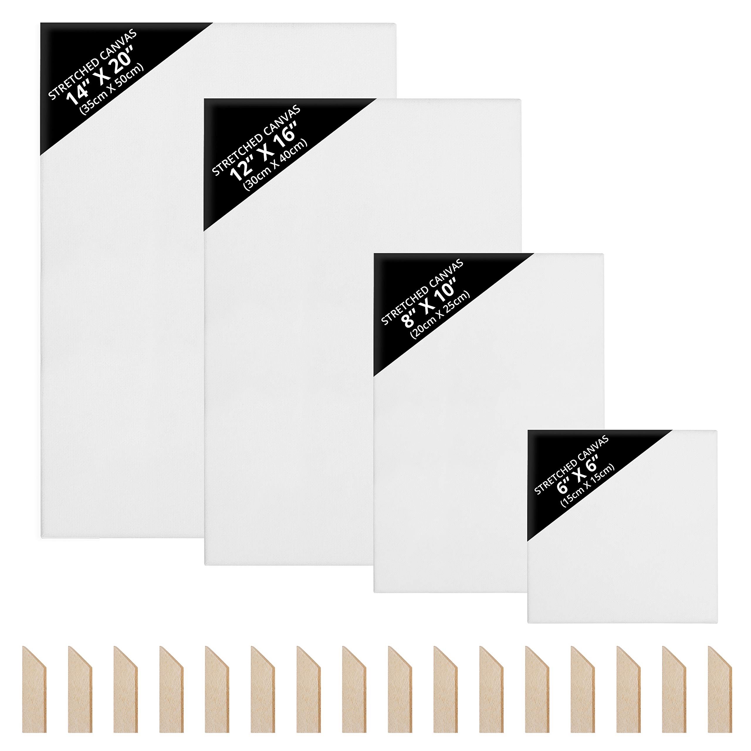 Belle Vous Blank Canvas 4 Sizes 15 X 15cm 6 X 6 Inches X 25cm