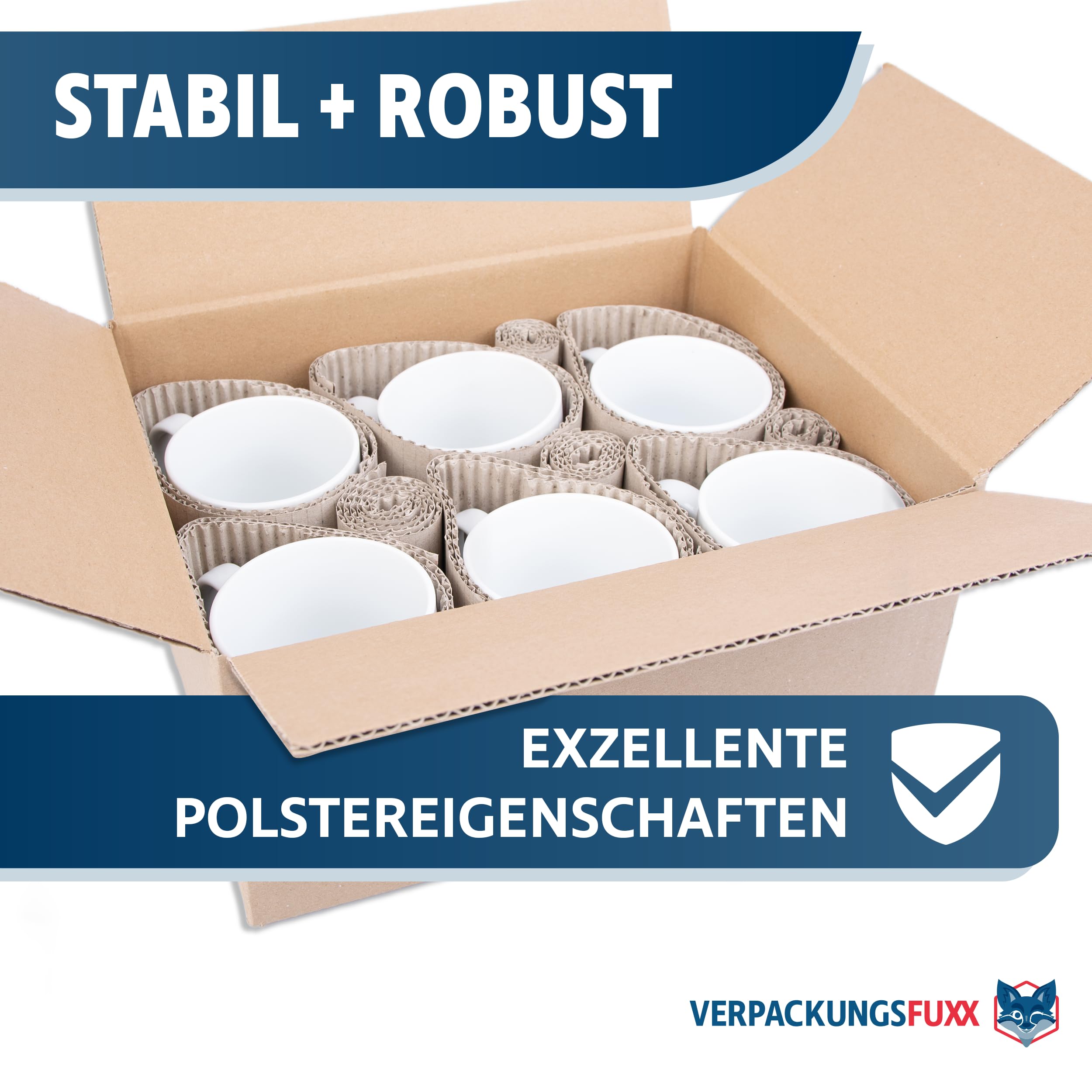 Wellpappe Rolle 1 m x 70 m | Rollenwellpappe für Versand & Lagerung | Vielseitig einsetzbar | Umweltfreundliches & recyclebares Verpackungsmaterial