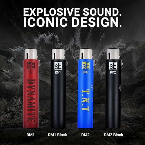 Miniatura 5 de sE Electronics DM1 Dynamite - Preamplificador de micrófono en línea ultradelgado para cinta y micrófonos dinámicos, preamplificador de micrófono con