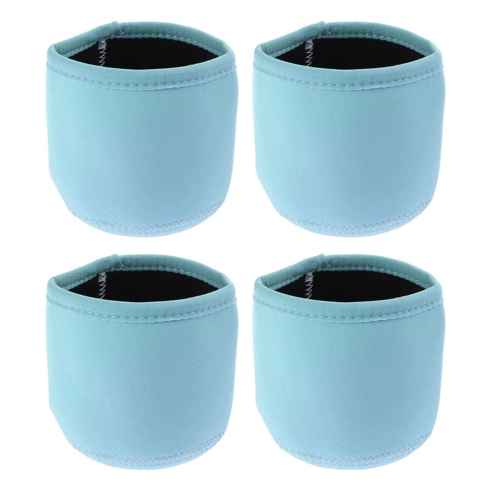 Hsioluted 4pcs Cup Container Cover Set Ice Cream Neoprenes Sleeve Insulated Pints Sleeves Slip Resistants Bottle Sleeves Colorful Cup