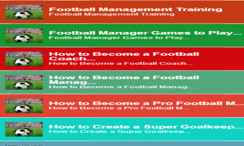 Help Football Football Manager Guide - App on Amazon Appstore