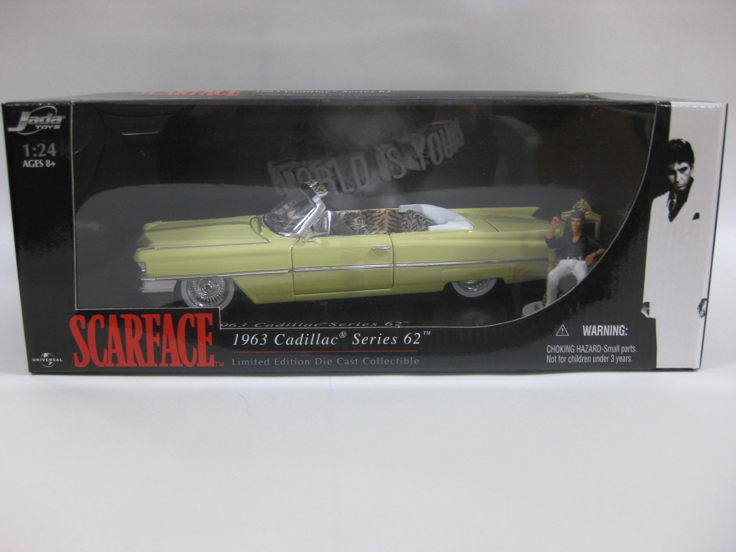 Scarface - 1963 Cadillac Convertible in 1:24 Scale with Figure
