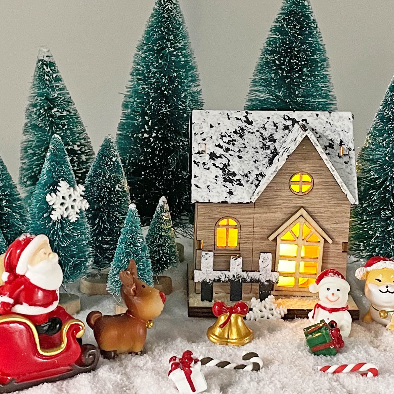 20 Mini Scatole Regalo Per Albero Di Natale - Ornamenti In Resina 1x1 Cm, Decorazioni Fai-da-Te - Foto 3