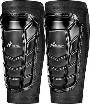 MENOLY Soccer Shin Guards,Kids Youth Soccer Shin Guards Sleeves with Honeycomb Pads for 7-18 Boys Girls Shin Pads Protective Soccer Equipment for Youth Adult High Impact Resistant & Comfortable