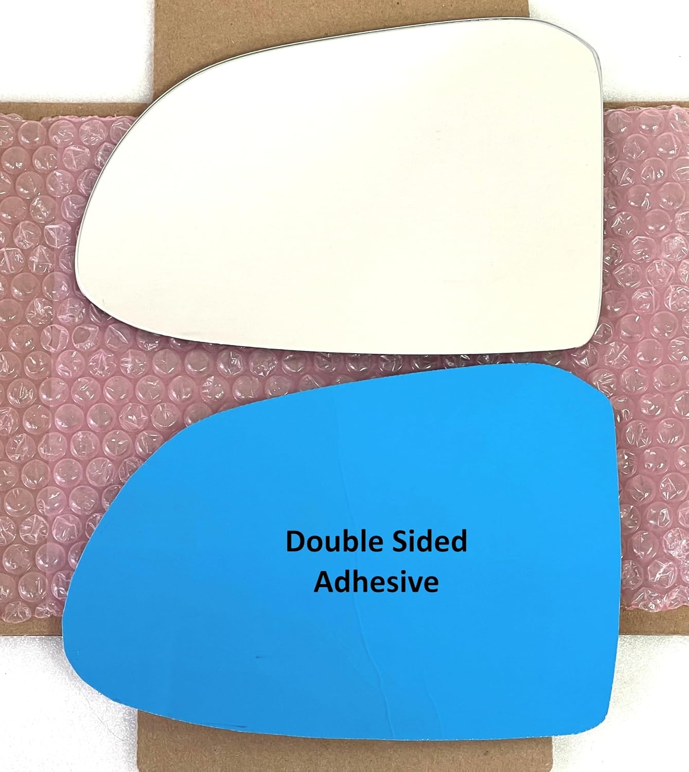 New Mirror Glass with Full Size Adhesive for 2019-2023 Hyundai Santa Fe Driver Side View Left LH