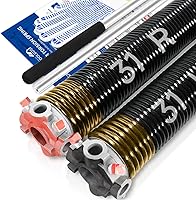 Vista 8 de Par de resortes de torsión para puerta de garaje de 2" juego con barras de bobinado antideslizantes y guantes, electroforesis de alta precisión sin