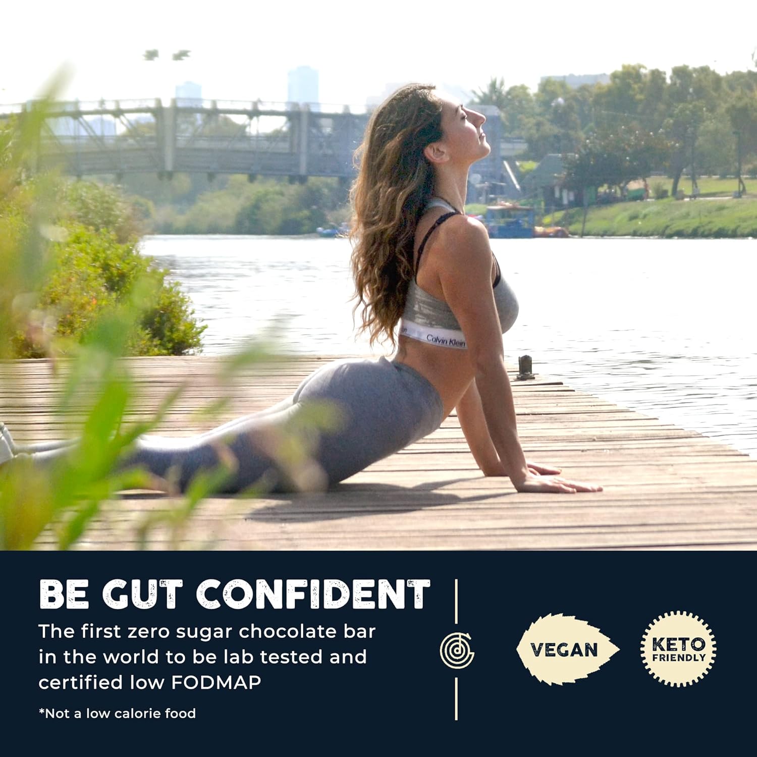 THE GOOD CHOCOLATE - Mini Himalayan Salt Chocolate Bars with Zero Sugar & Lower Net Carb - Keto Chocolate Bar Offers Lower Calorie Chocolate Candy - All Natural Non-GMO (Pack of 10)