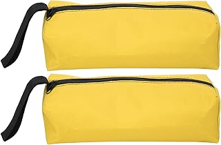 2 pcs Borsa Porta Attrezzi Portatile, Borsa Portaoggetti in Tela Borsa Portautensili Multifunzionale con Cerniera, Organizer Intelligente in Colori Assortiti per Attrezzi