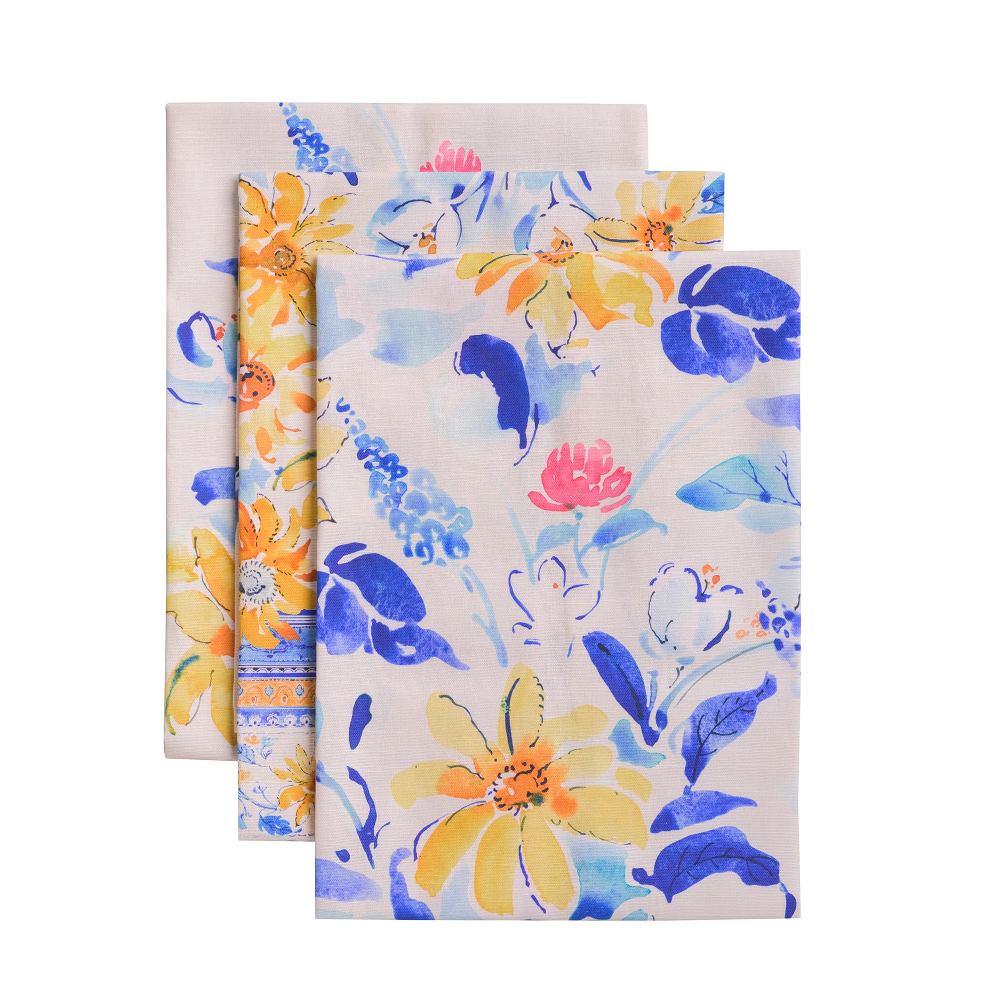 Maison d' Hermine Kitchen Towels Set of 3 Reusable 100% Cotton 70cm x 50cm