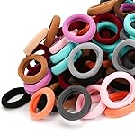 Toddler Hair Ties, Kids Hair Ties, Small Hair Bands and Girls Elastic Ponytail Holders for Baby Girls (Diameter 0.97 Inch