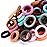 Toddler Hair Ties, Kids Hair Ties, Small Hair Bands and Girls Elastic Ponytail Holders for Baby Girls (Diameter 0.97 Inch