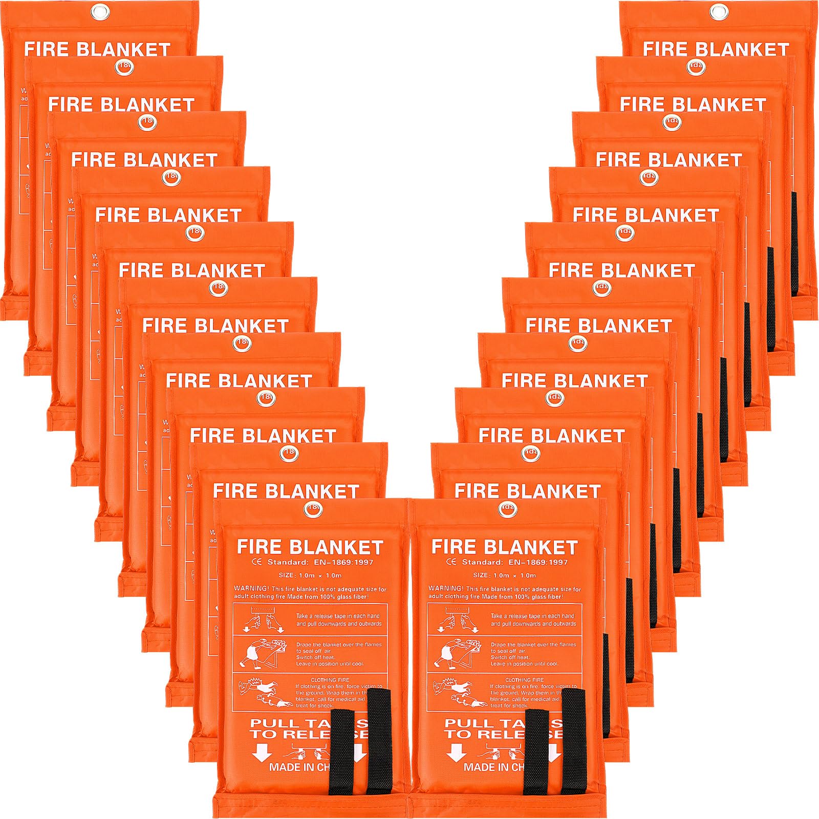 Fire Blankets - Emergency Fire Safety Kit -13