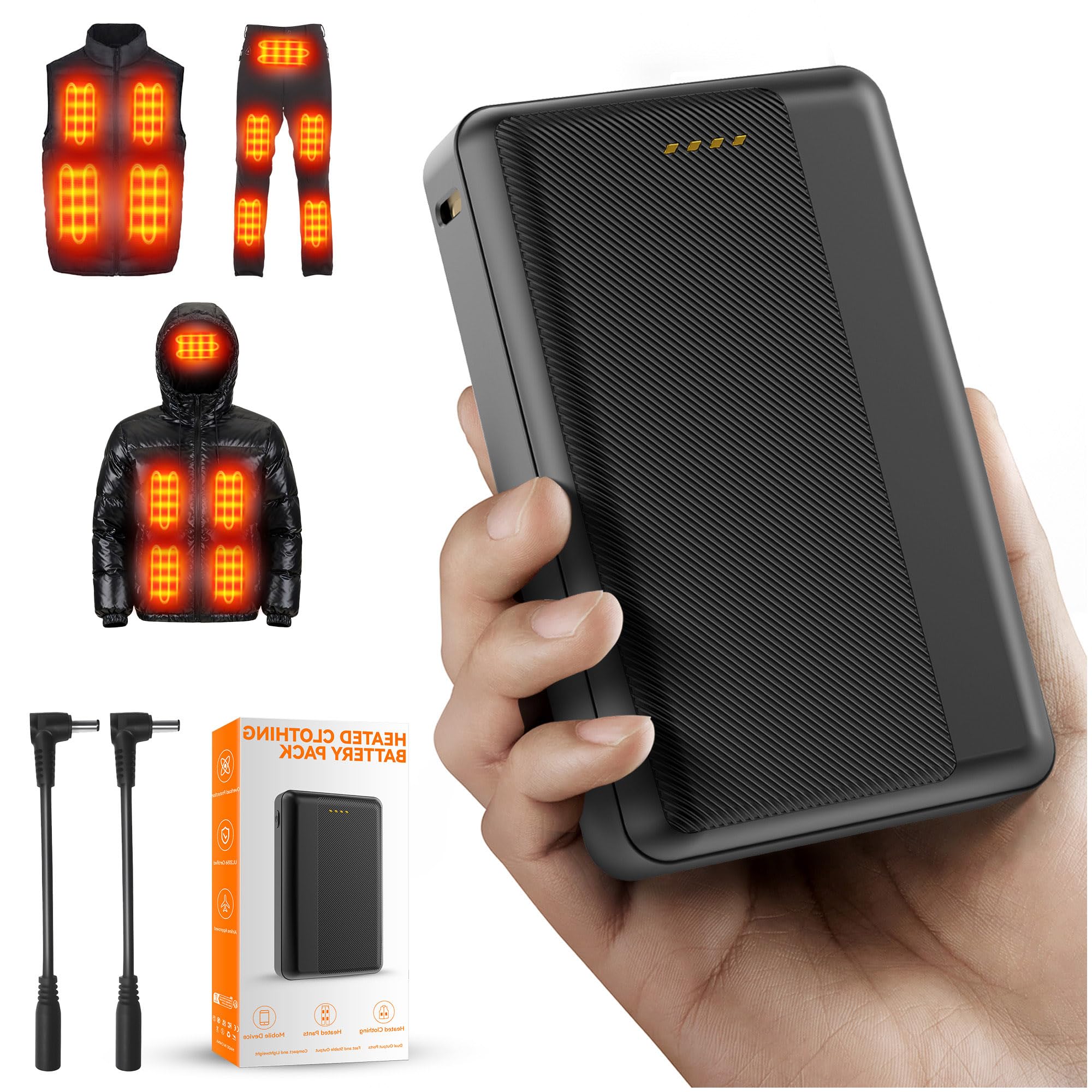 Upgraded Heated Gilet Power Bank – 7.4V 2A 20000mAh DC