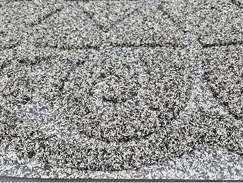 Miniatura 4 de ***Embalaje usado-faltante, resistente, para interiores y exteriores, tapete de bienvenida, rascador de zapatos, color gris