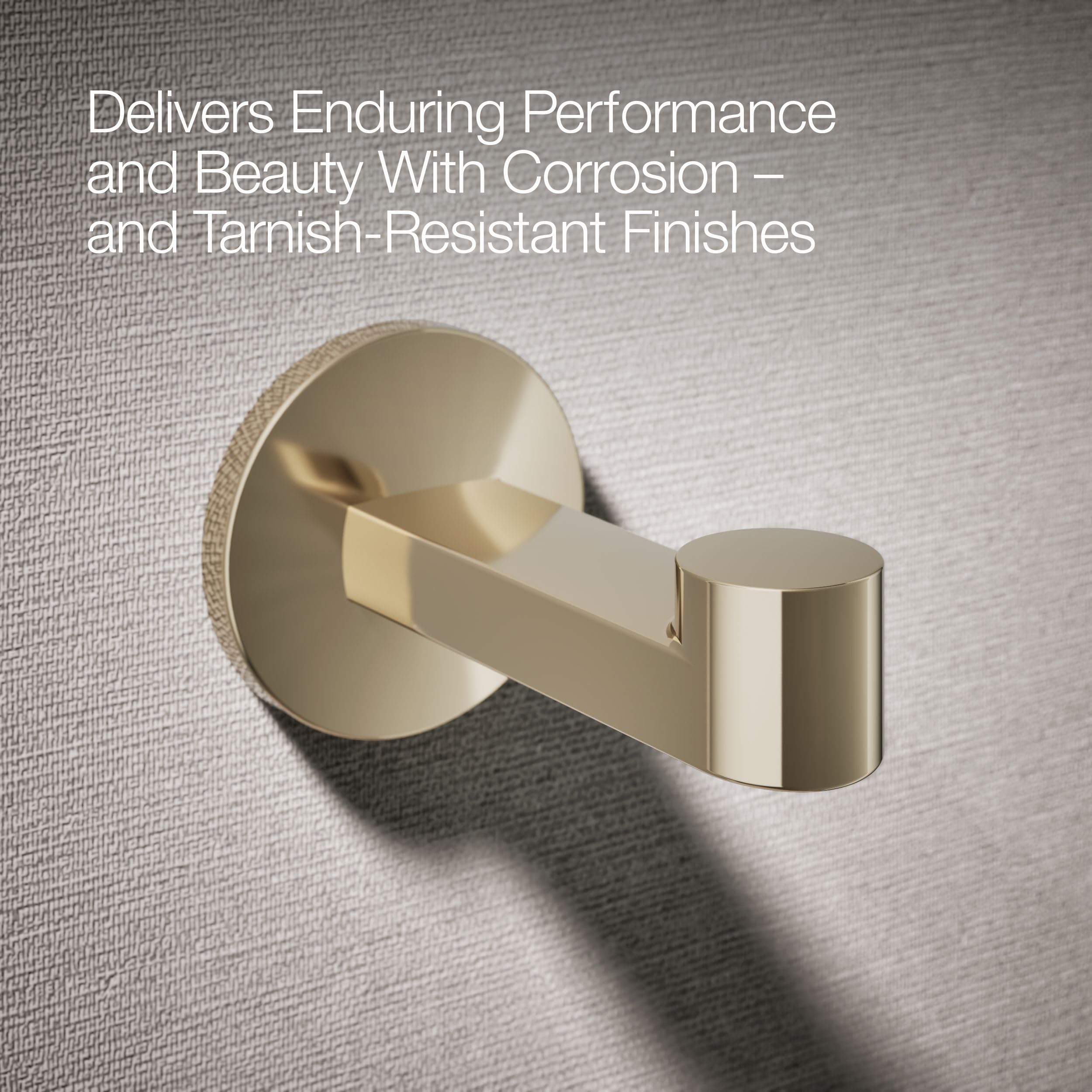 Kohler 78378-AF Components® Robe Hook, Vibrant French Gold