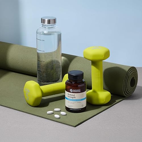 Miniatura 3 de Nature's Sunshine Fuerza esquelética, 150 tabletas  Suplementos de salud ósea para mujeres y hombres con calcio, magnesio, hierro, manganeso y