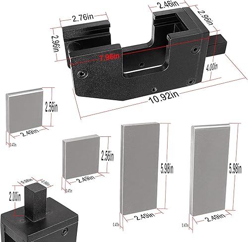 Miniatura 6 de 5 herramientas de guillotina de herrero G2, herramienta de llenado de herrero con troqueles planos para hombros redondos o cuadrados, hojas, colas