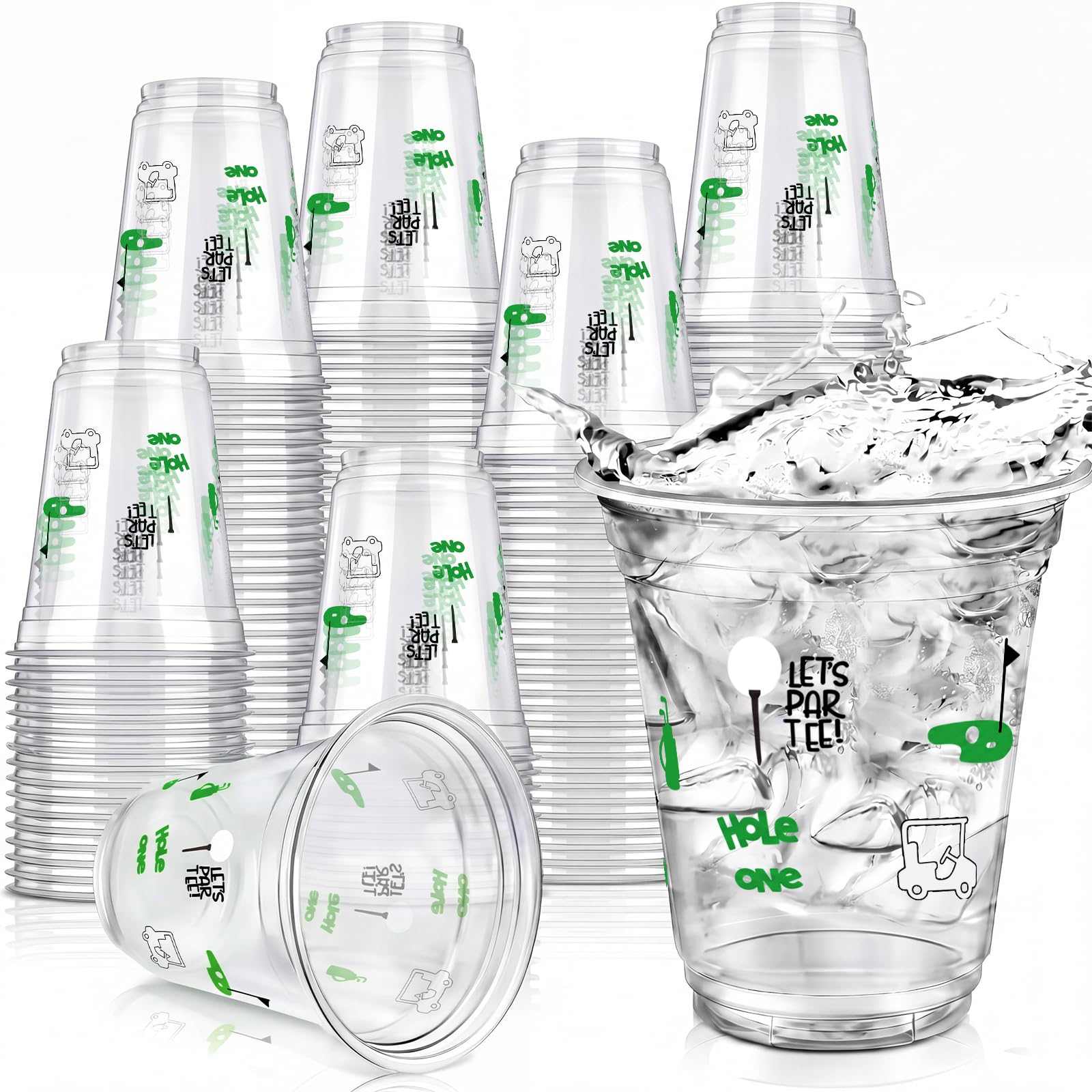 Qinyoung 45 Pcs Golf Party Cups Golf Themed Party Decorations