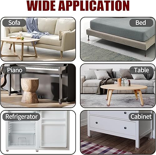 Miniatura 7 de 2 x 2 tazas de goma para muebles, almohadillas redondas antideslizantes para muebles, tazas antideslizantes para muebles, agarre antideslizante para