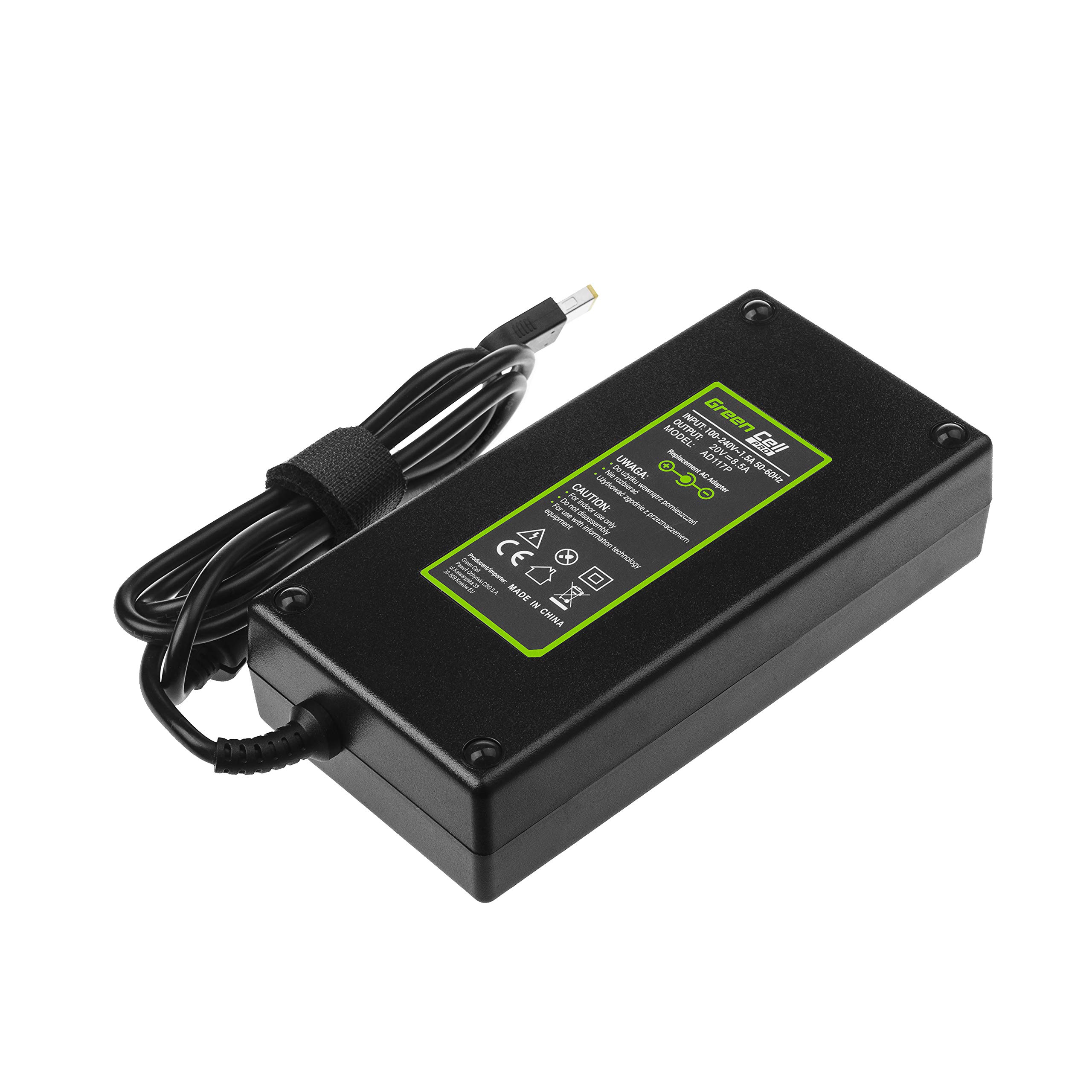 GC PRO 20V 8.5A 170W Laptop Alimentatore Caricatore per Lenovo 01FR043 0C52613 45N0369 45N0370 Notebook Portatile connettore: rettangolare (Slim Tip)