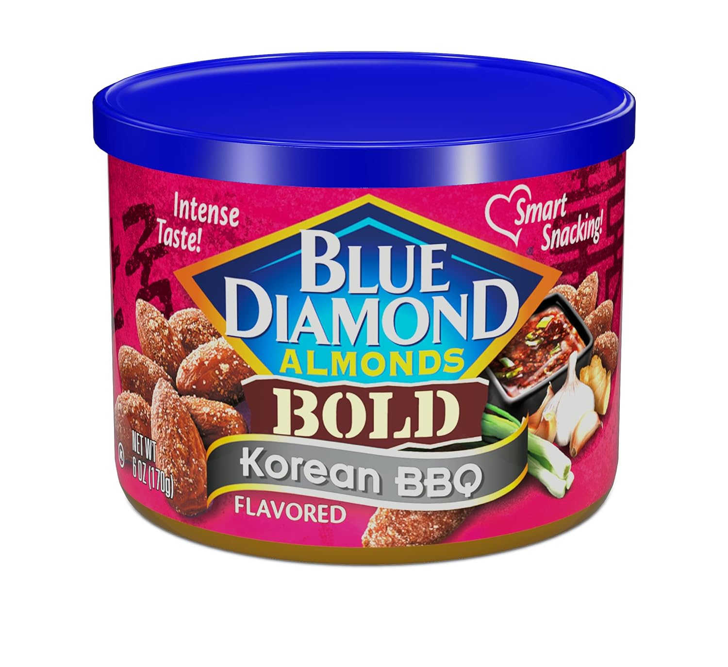 Amazon.com : Blue Diamond Almonds Korean BBQ Flavored Snack ...