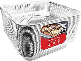 Amazon Com Aluminum Cake Pans Disposable Cookware Home Kitchen