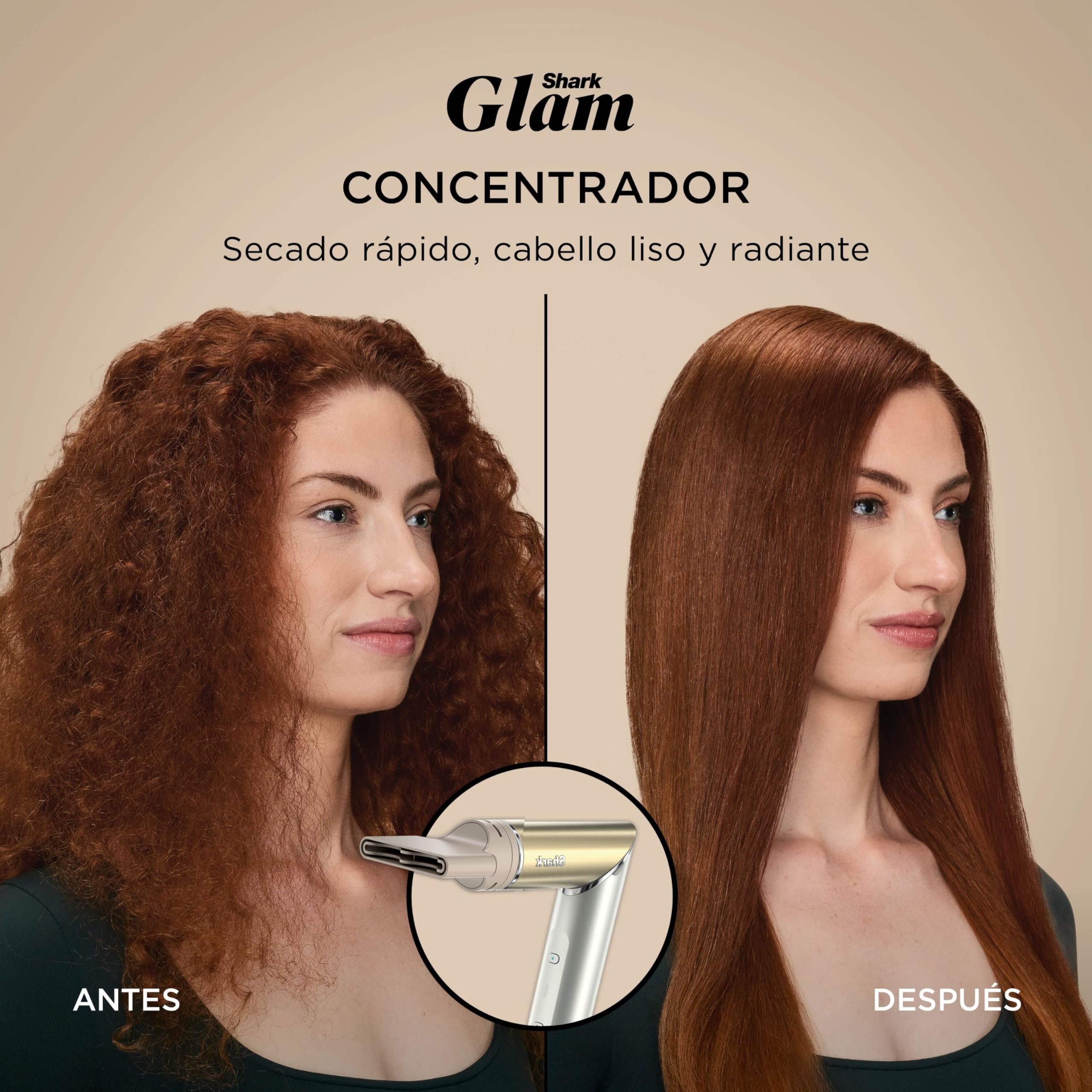 Shark Glam Multi-Styler Rizador Ondas Rizos Automático Difusor Concentrador Turbo Cepillo Aire Plancha