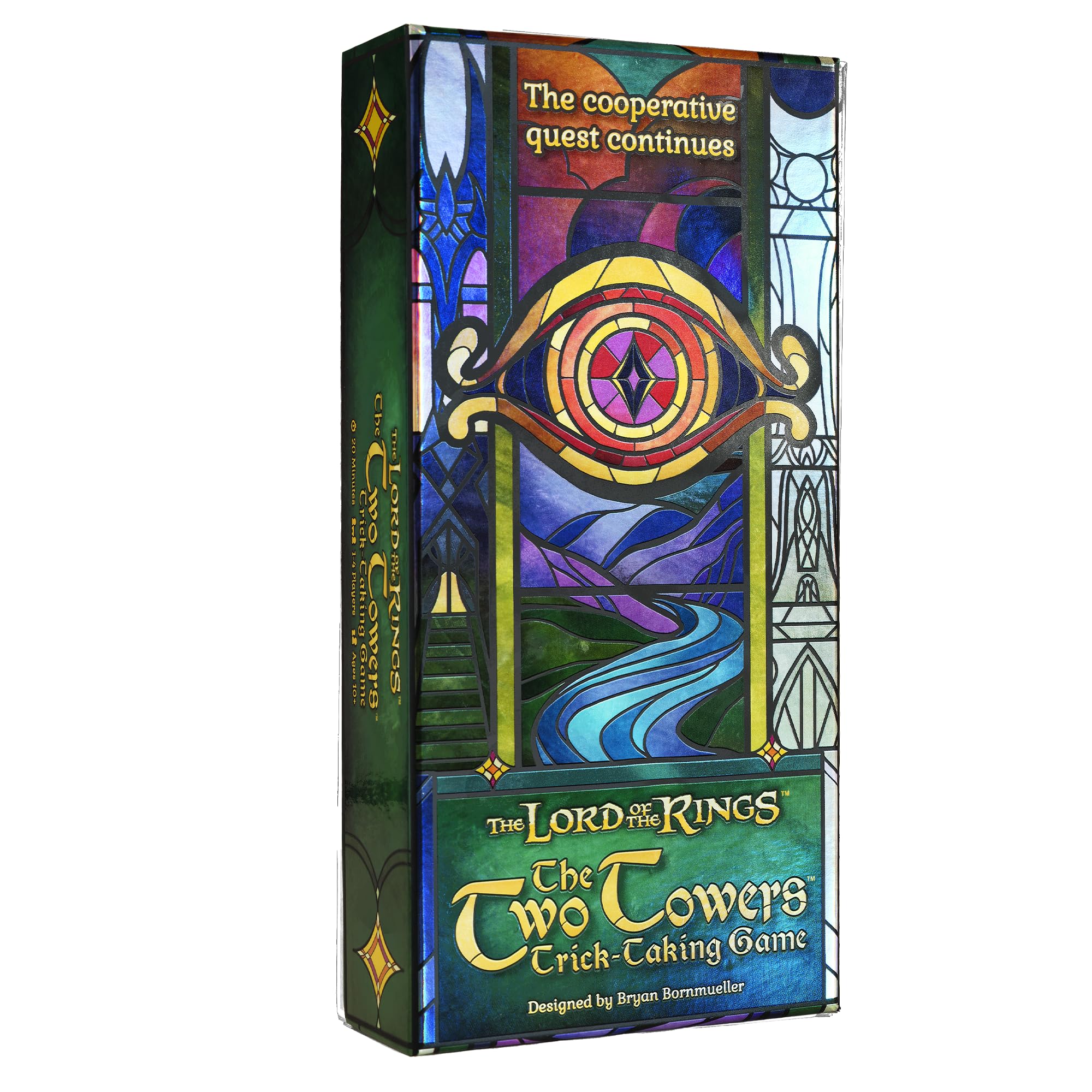 Asmodee | The Lord Of The Rings: The Two Towers: Trick-Taking Game | Cooperative Card Game | Ages 10+ | 1-4 Players | 20+ Minutes Playing Time