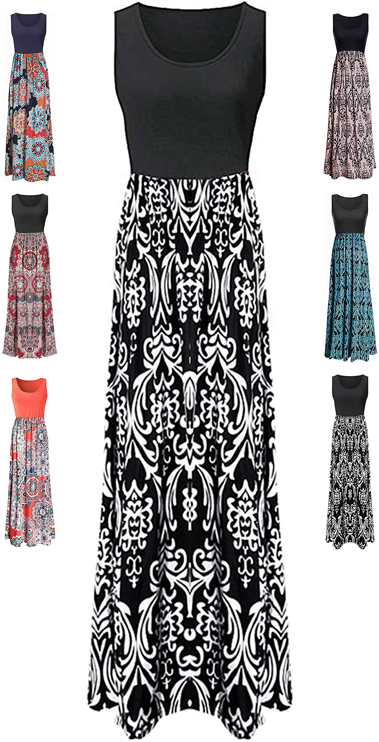 Black And White Long Dresses The Dress Shop
