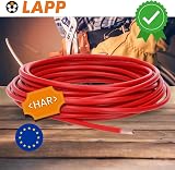 5 m Lapp 4520046 H07V-K 16.0 mm² Red I Wiring Cable I Flexible Flexible PVC Single Core I Stranded 16 mm2 I Wiring - 5