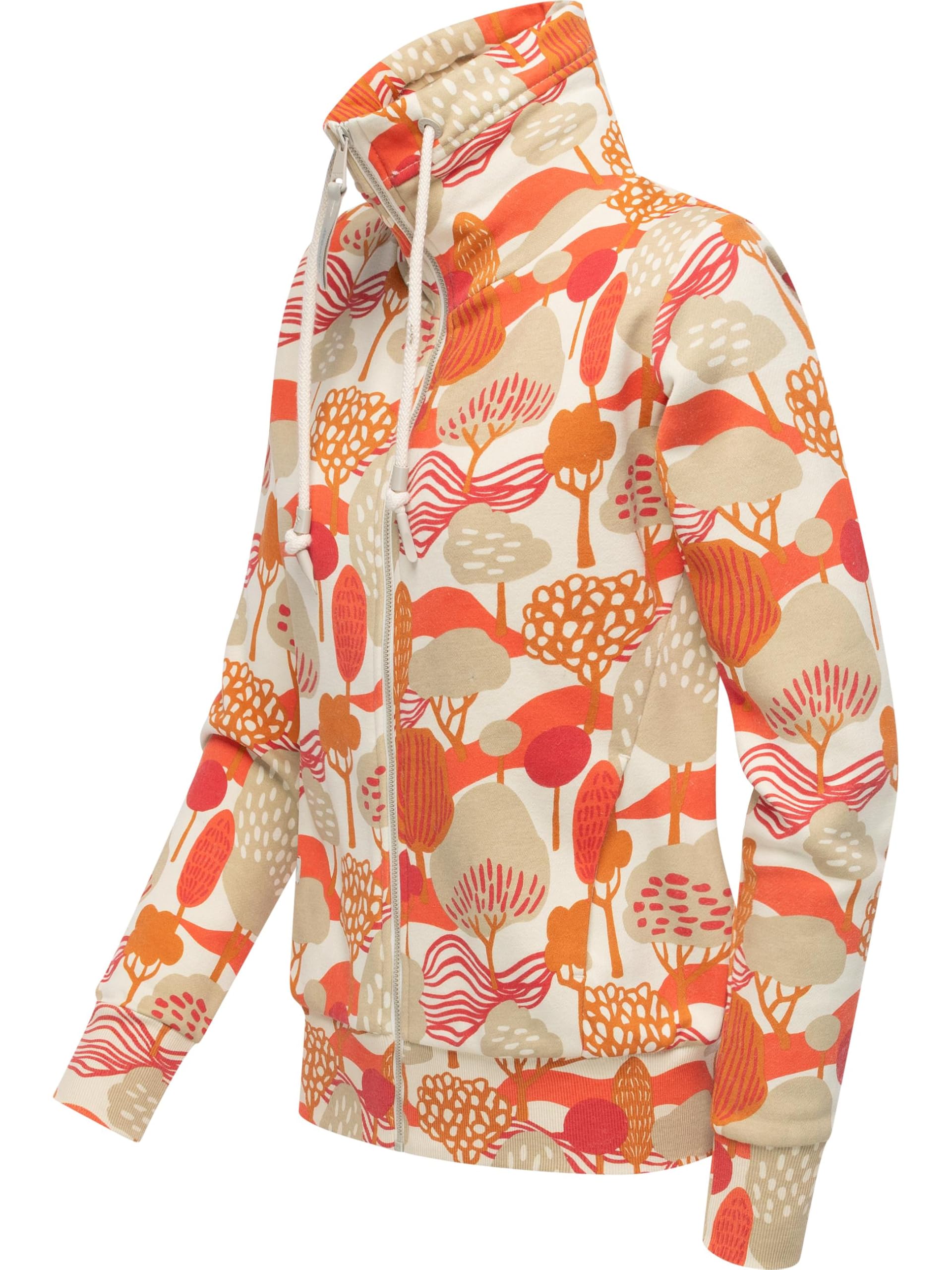 Ragwear Damska bluza treningowa kurtka sportowa z nadrukiem Ronette na całej powierzchni XS-3XL