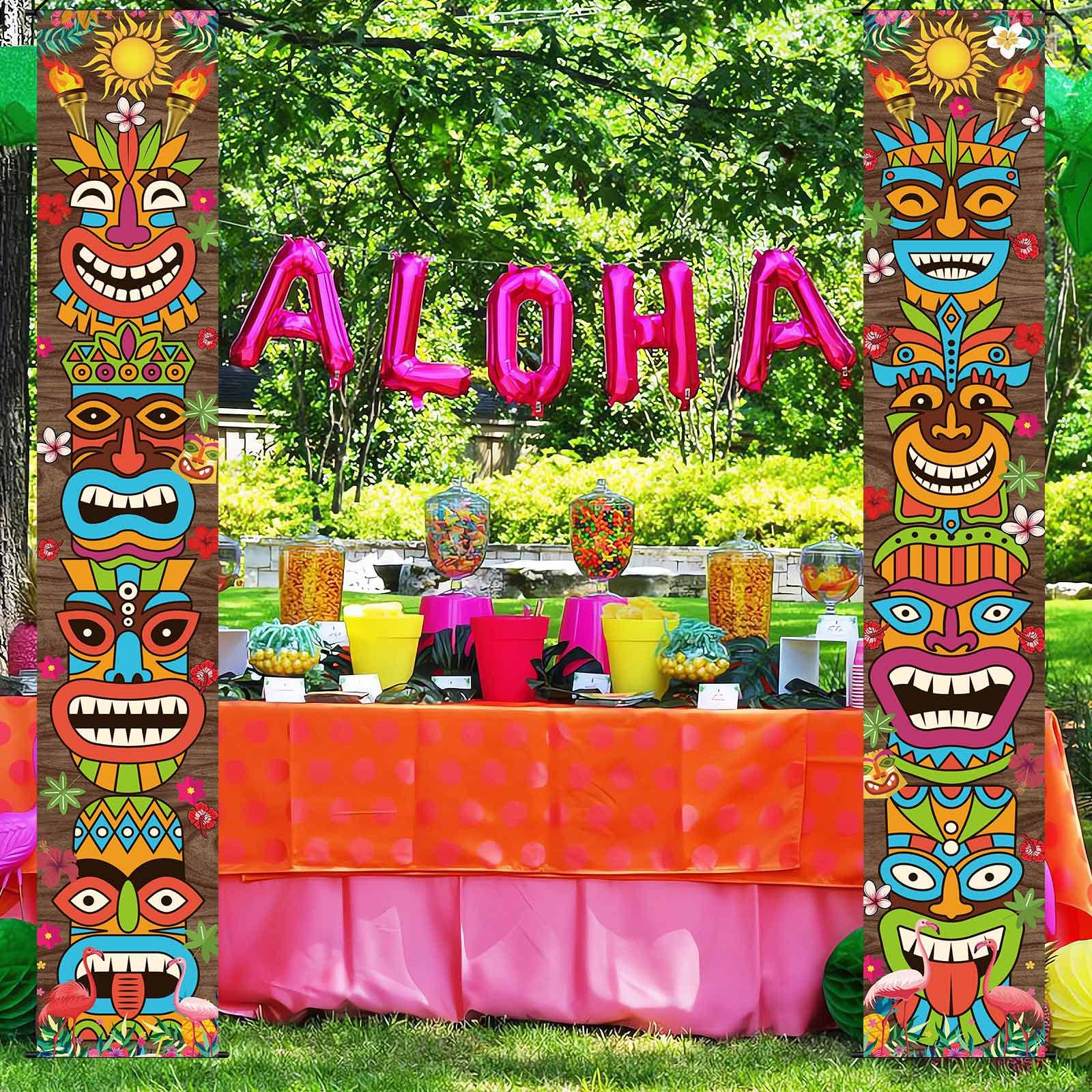 Luau Decorations Tiki Bar Tropical Hawaiian Party Decorations Hanging