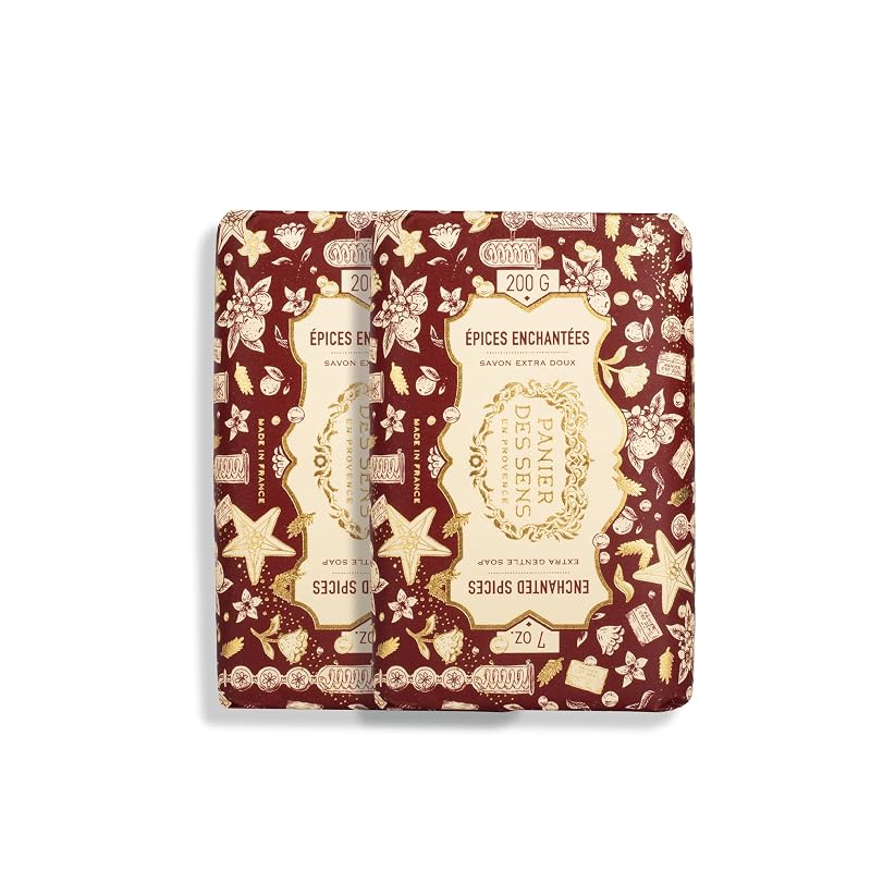 Sabonete em Barra Panier des Sens Enchanted Spices com Manteiga de Karité, Pacote com 2 de 200 g