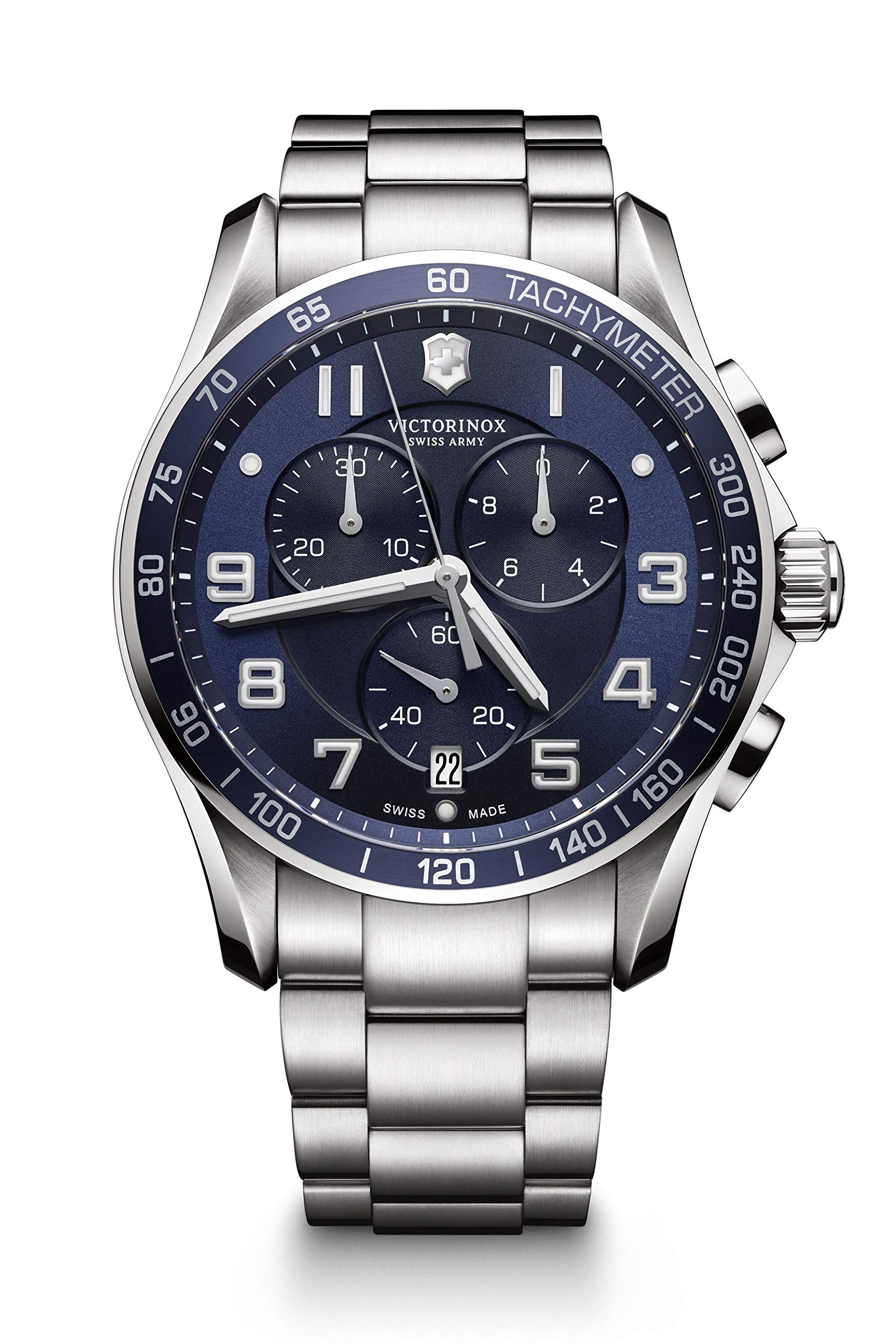 Victorinox Chrono Classic Chronograph Blue Dial 45mm Mens Watch (B00KKX5T12) Amazon Price History, Amazon Price Tracker