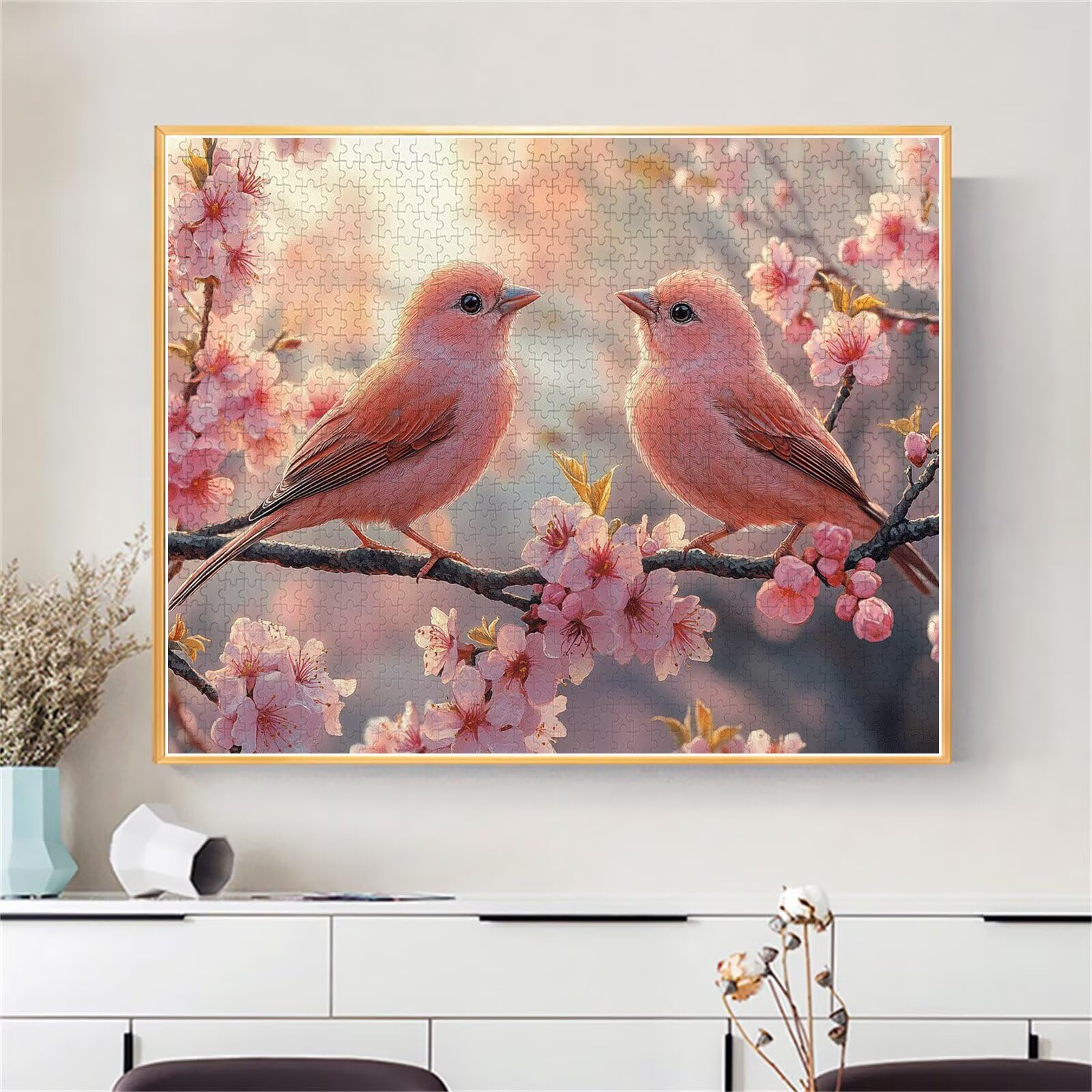 Puzzle Erwachsene 2000 Teile Vogel Blume Educa Jigsaw für Kinder ab 8 Jahren Mädchen Jungen, Erwachsene Impossible Klassische Puzzles Schwer, Anspruchsvoll Spielspaß, Als Geschenke 70x99cm t-754