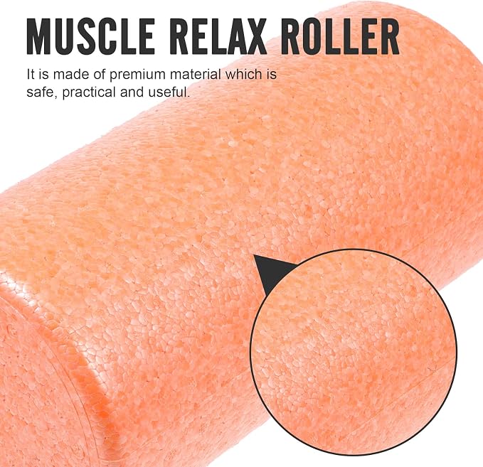 Rodillo de masaje muscular Lurrose EPP 30x15 cm naranja miniatura 3