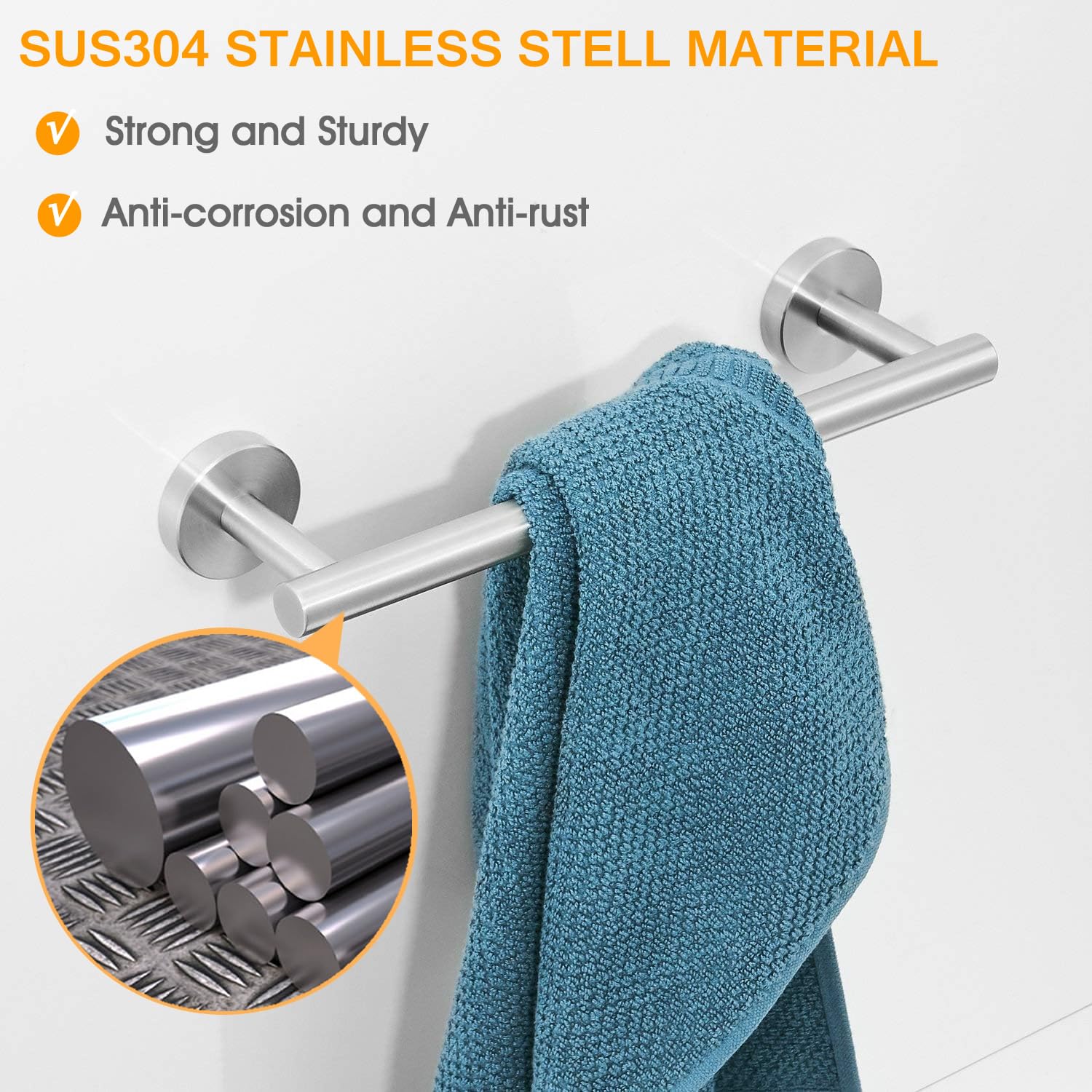 Fixsen Porte-serviettes De Salle De Bain 45,7 Cm En Acier