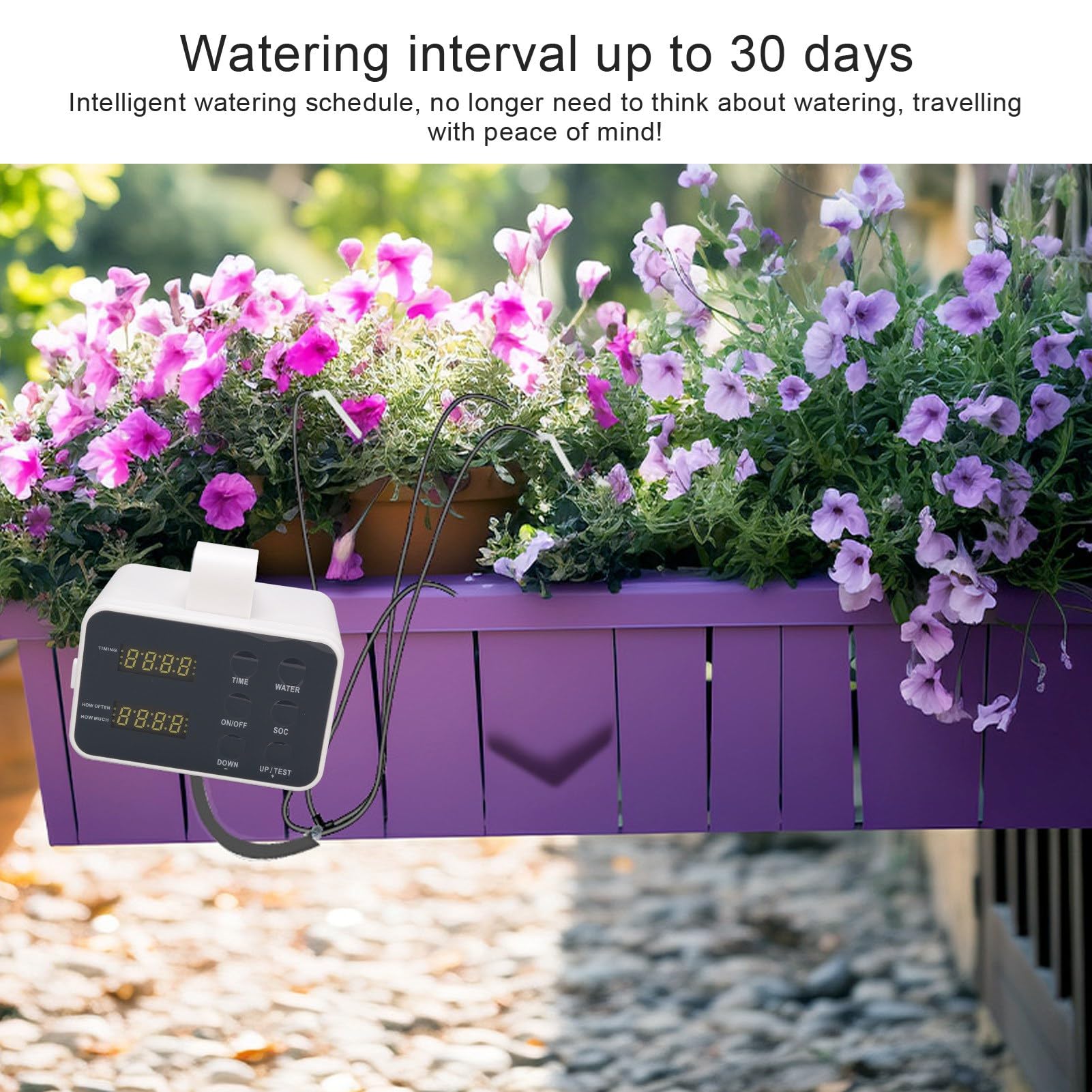 de riego automático interior programable para el cuidado de las plantas