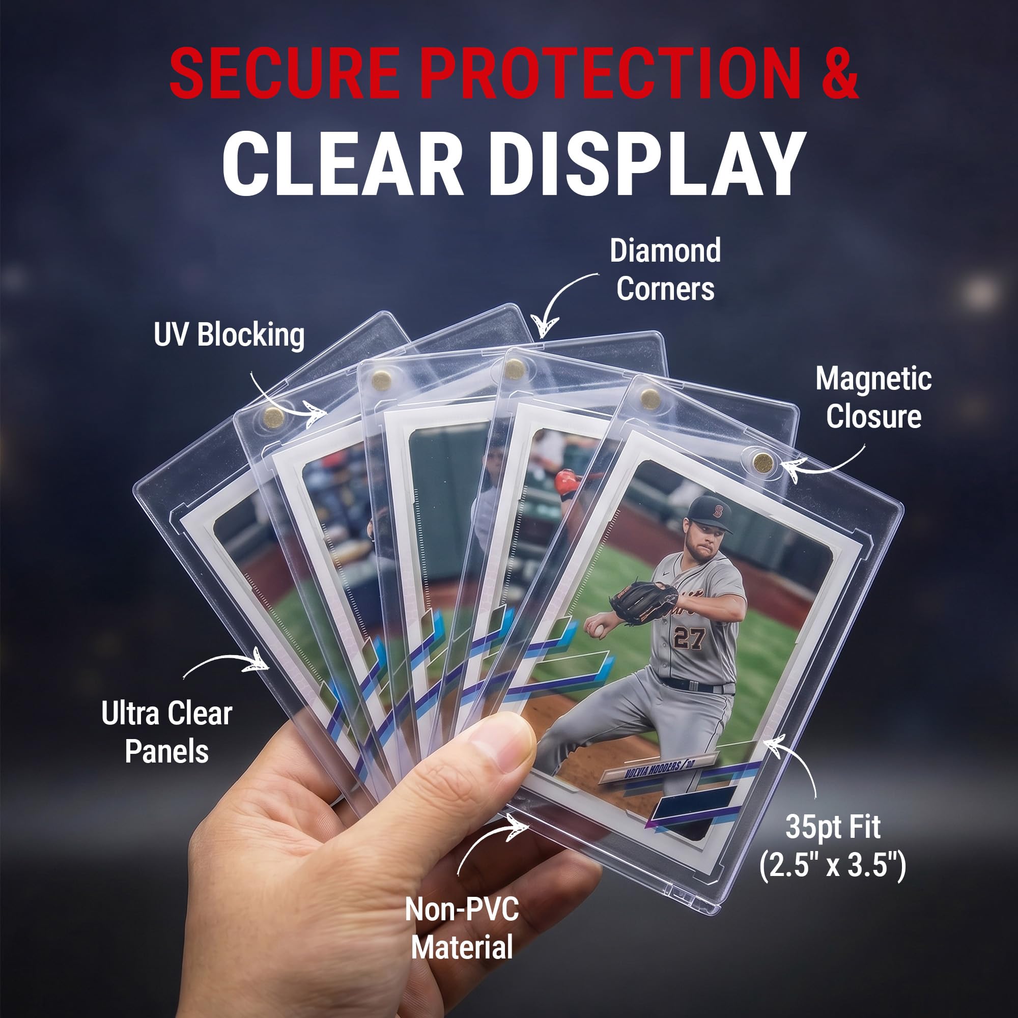 Ultra Pro UP 35PT UV ONE-Touch Magnetic Holder