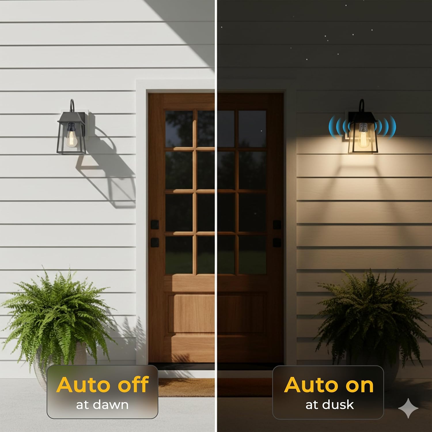 Indoor Candelabra Light Sensor Socket with Photocell Timer – Automatically Turns Lights On at Dusk and Off at Dawn for Hassle-Free Lighting S-67B