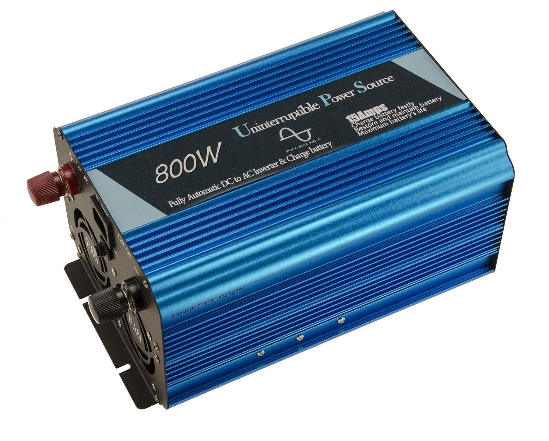 KALEA-INFORMATIQUE Convertidor de tensión de 12V a 220V con Fuente de alimentación DC UPS y Onda Pur Sinus Potencia 800 Watts - Fuente DE ALIMENTACIÓN ININTERRUPTIBLE