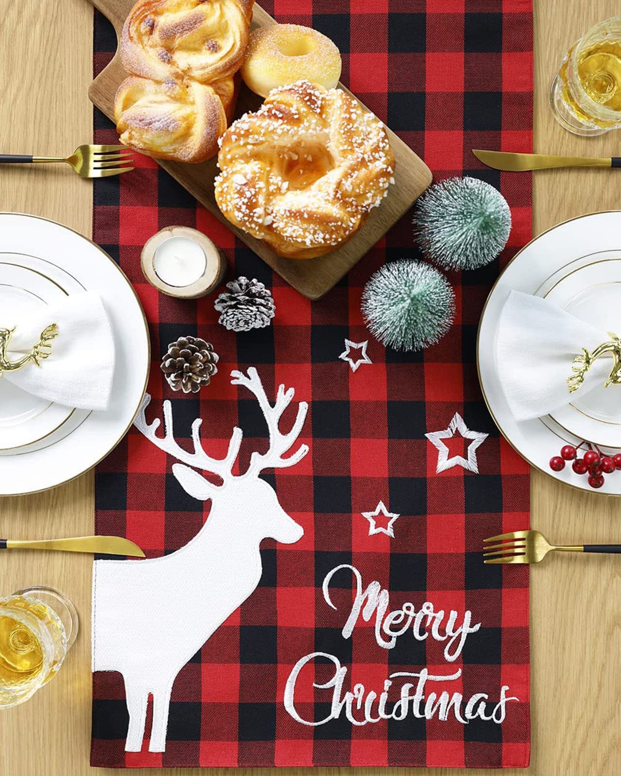 ホリデー・ホーリーベリー テーブルクロス・ランナー・暖炉飾り３点セット 一 番 安い 通販キッチン・日用品・その他 - ホリデー・ホーリーベリー