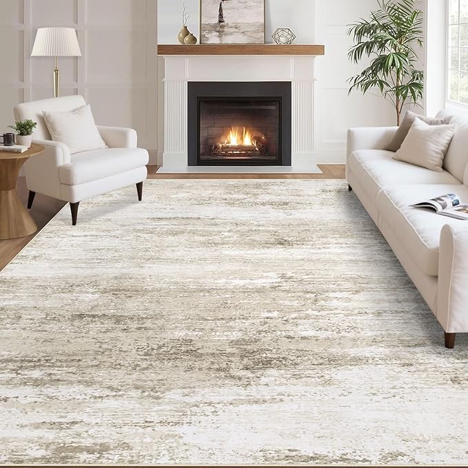 Neutral Area Rug (Low Pile)