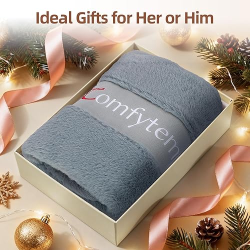 Miniatura 5 de Comfytemp Almohadilla térmica con peso de sal del Himalaya, almohadilla térmica húmeda natural para dolor de espalda y calambres, regalos de Navidad