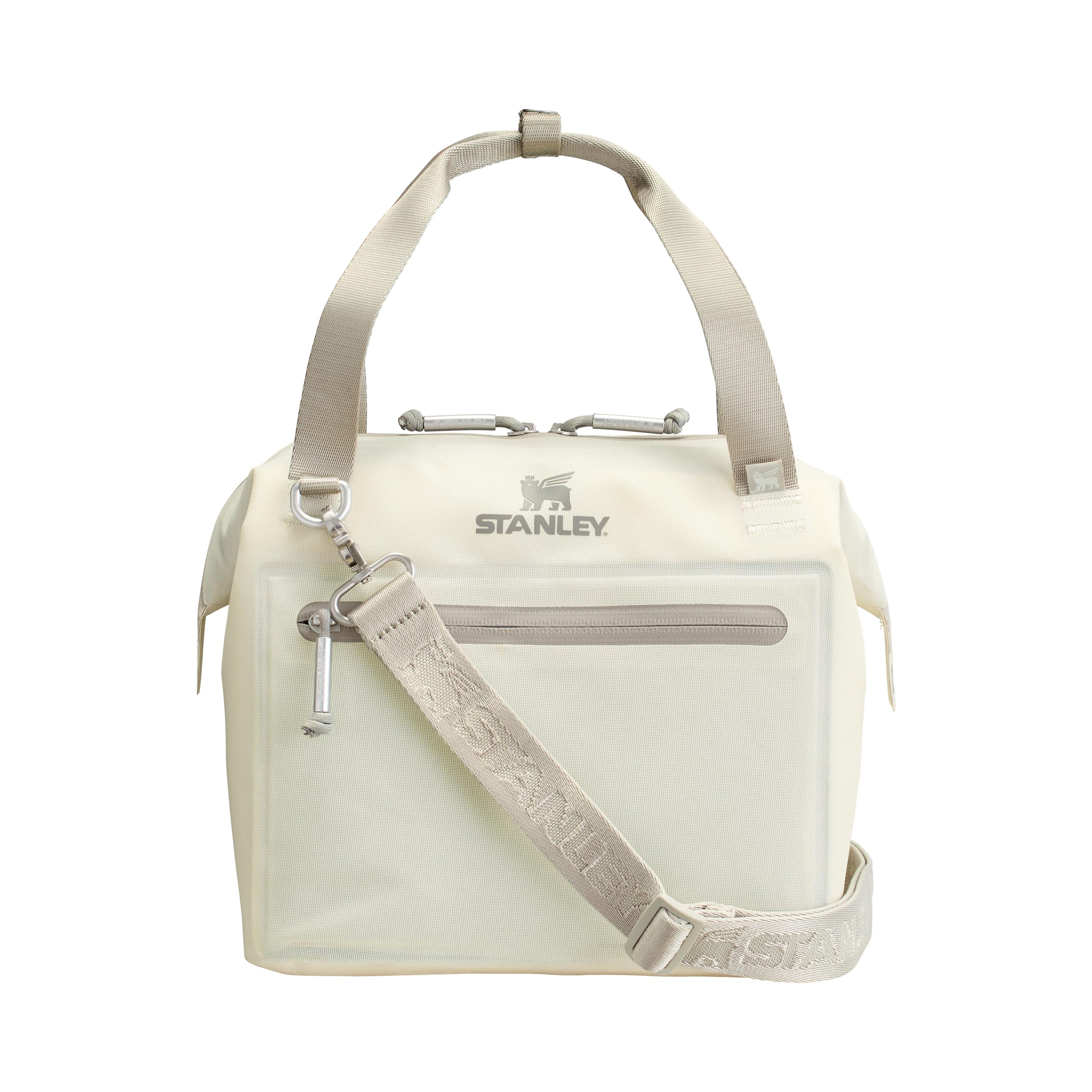 Stanley 1913 All-Day Julienne Mini Cooler Bag 7L - Easy-Carry Top Handle - 100% Recycled Polyester - Hinge Top Zip Opening - Adjustable Shoulder Straps - Stretch-Mesh Side Pockets - Cream โ image 1
